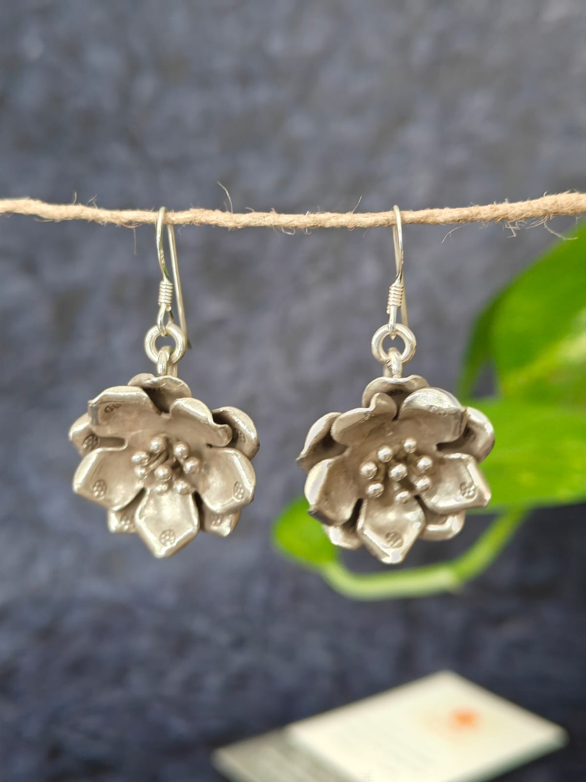 925 silver earrings online in India - Desi Weaves