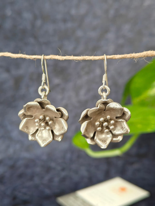 925 silver earrings online in India - Desi Weaves