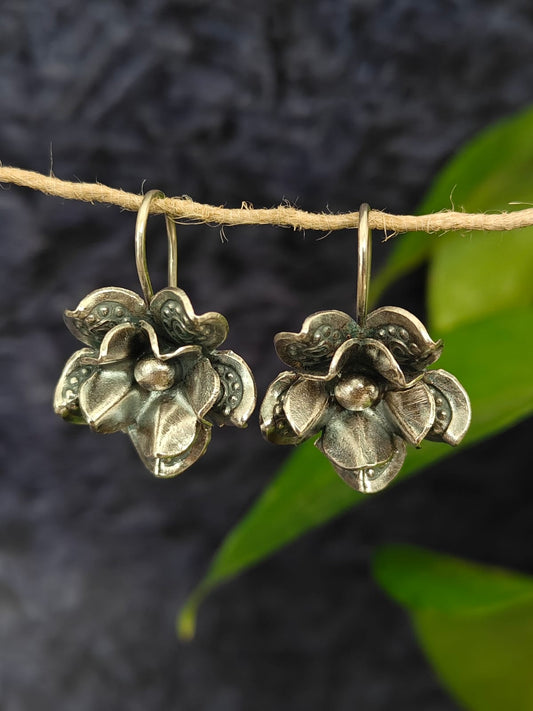 925 silver earrings online in India - Desi Weaves