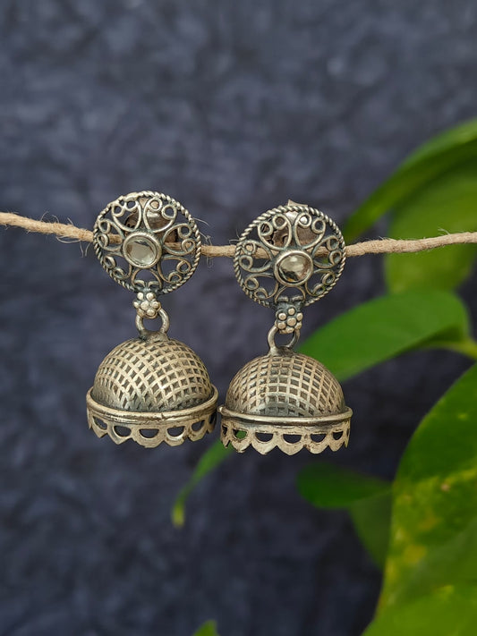 925 silver earrings online in India - Desi Weaves