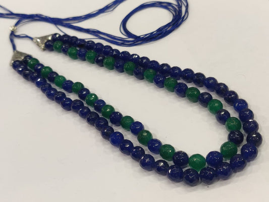 Blue & Green Natural Stone Necklace
