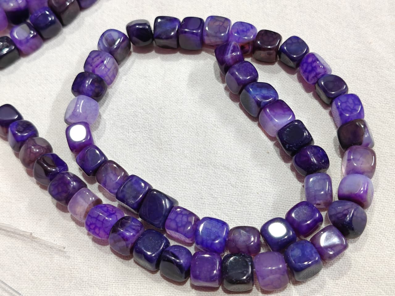 Purple Natural Stone Necklace