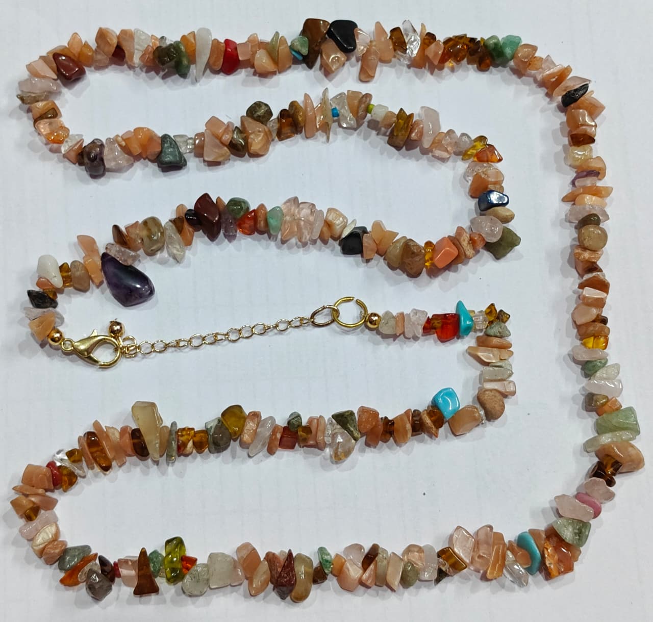 Brown Beauty Long Stone Necklace