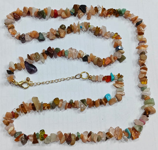 Brown Beauty Long Stone Necklace