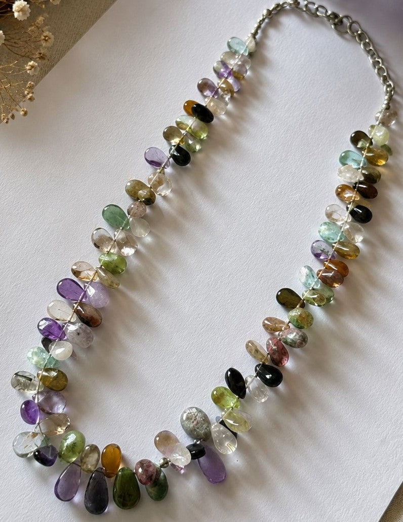 Snow City Semi Precious Stone Necklace