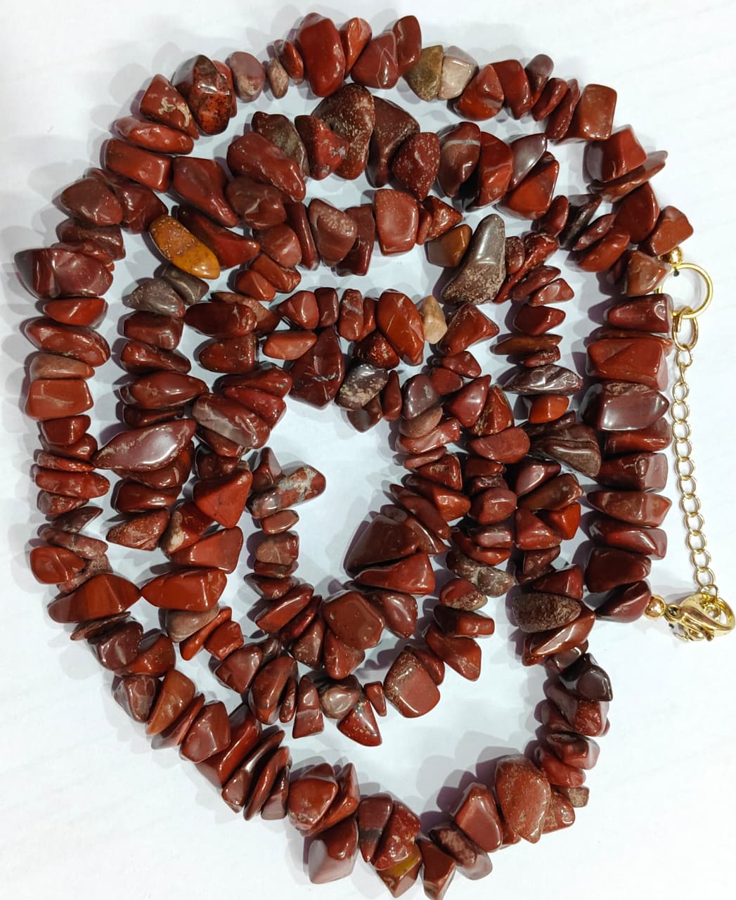 Brown Color Long Stone Necklace