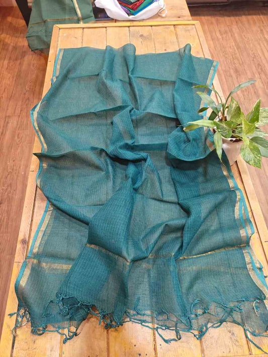 Kota Doria Dupatta - Desi Weaves