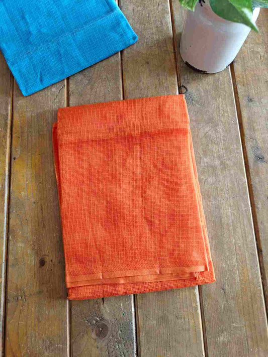 orange color kota doria dupatta