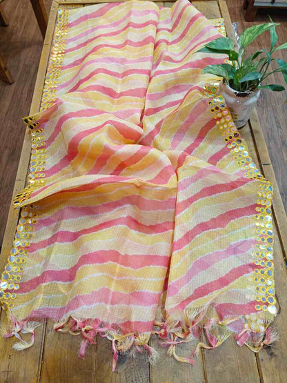 kota silk dupatta online - Desi Weaves