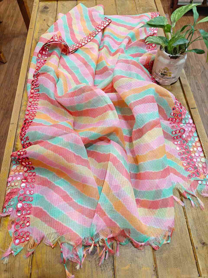 kota silk dupatta online - Desi Weaves