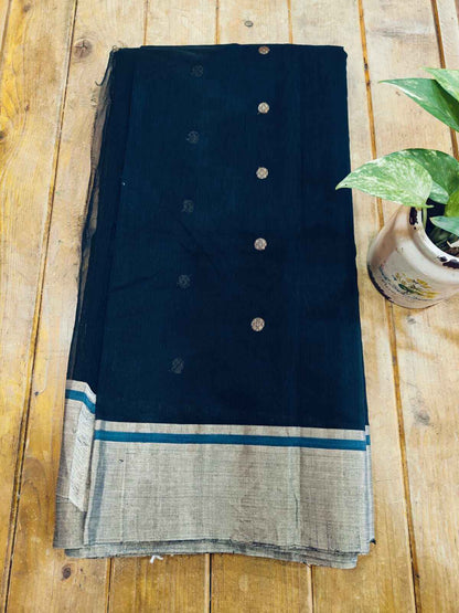 Ruhani handwoven chanderi silk cotton saree