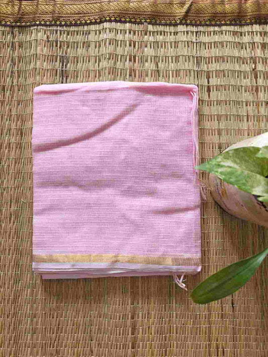 Pink kota doria dupatta