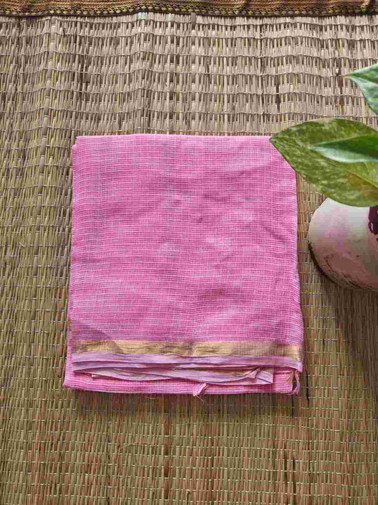 Bright pink kota doria dupatta