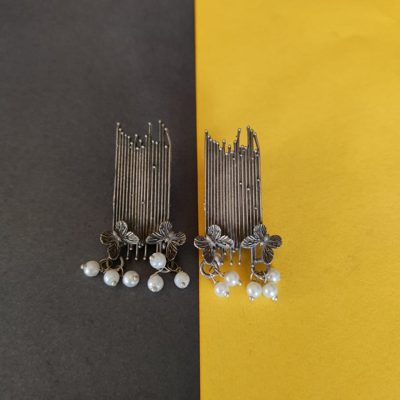 Fashion German Silver Earrings