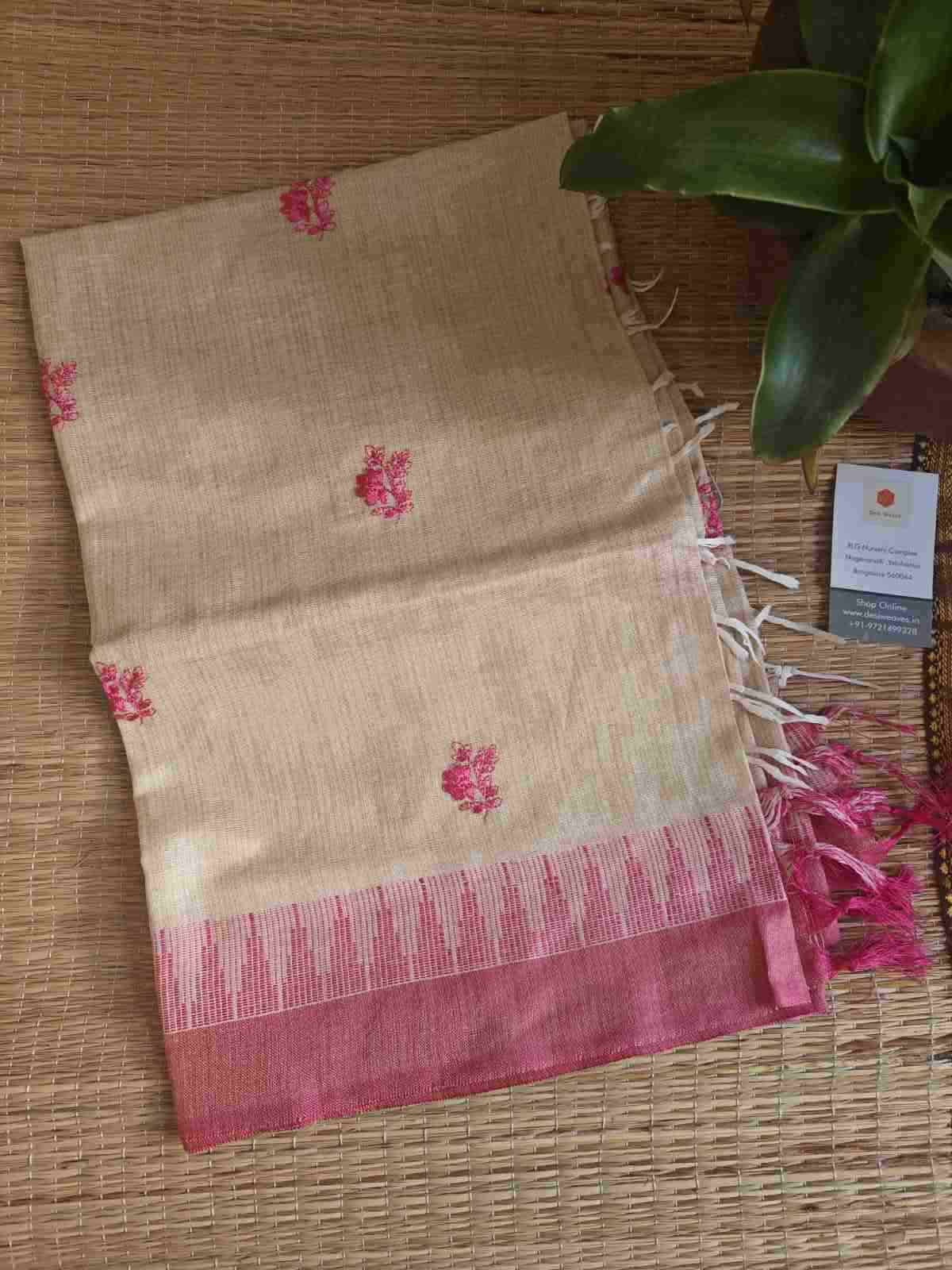khadi cotton silk dupatta online - desi weaves