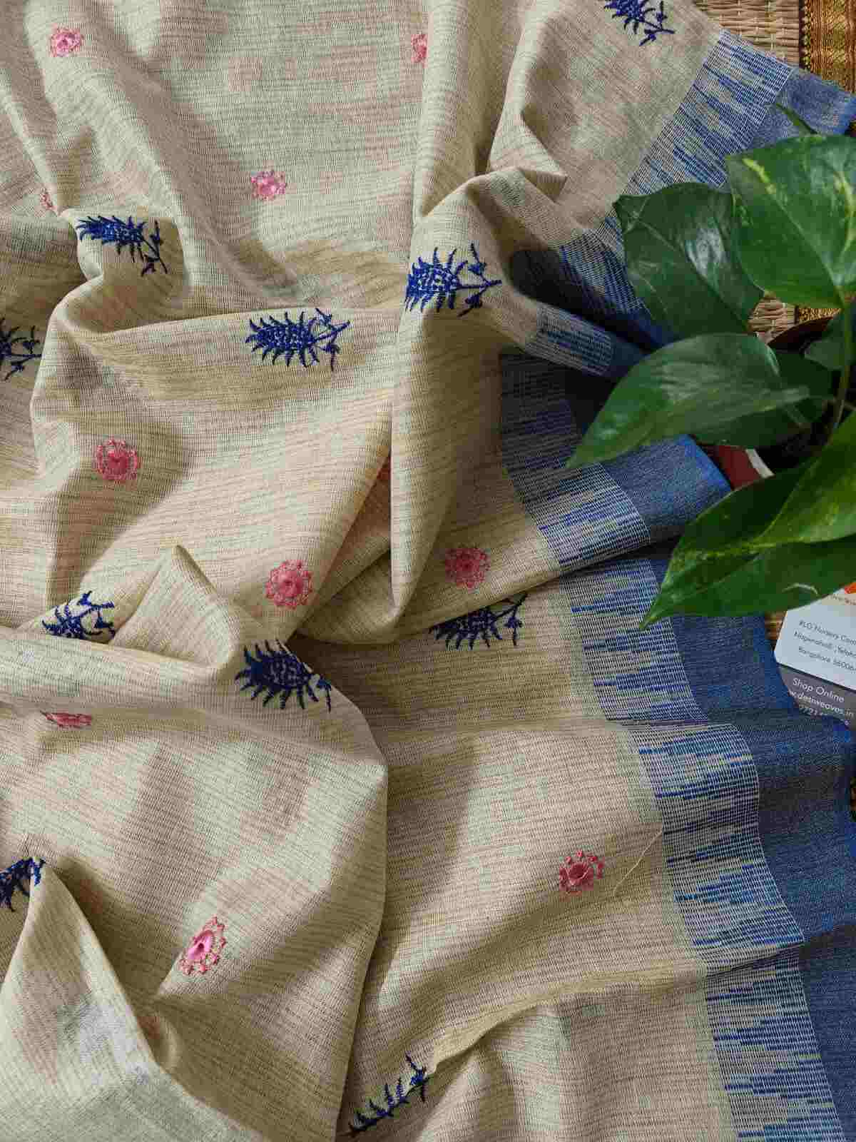 Embroidered Dupatta Online - Desi Weaves