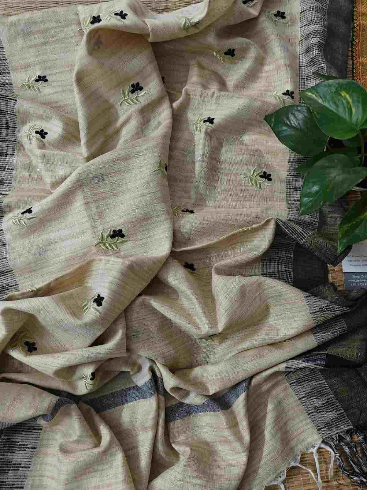 Embroidered Dupatta Online - Desi Weaves