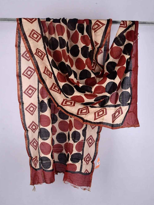 chanderi silk dupatta online - Desi Weaves