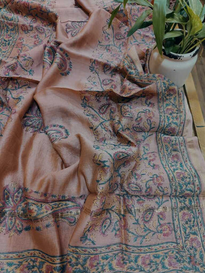 Suhani Sanganeri Block Print Chanderi Silk Dupatta