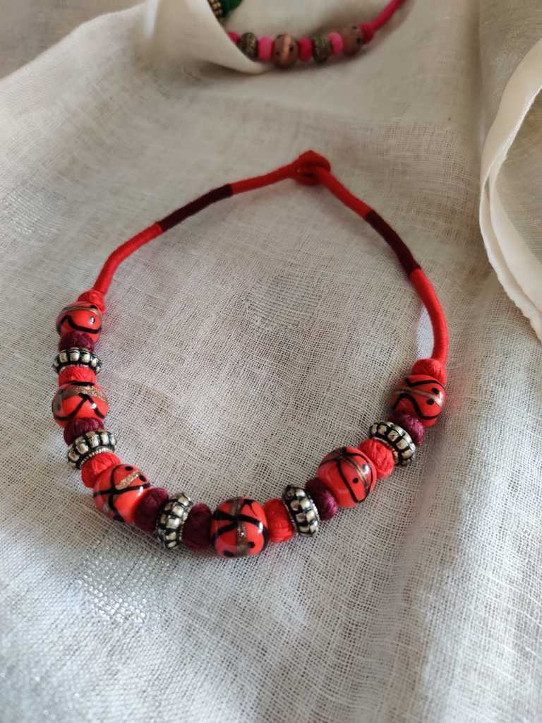 handmade ceramic Jewellery- desi weaves