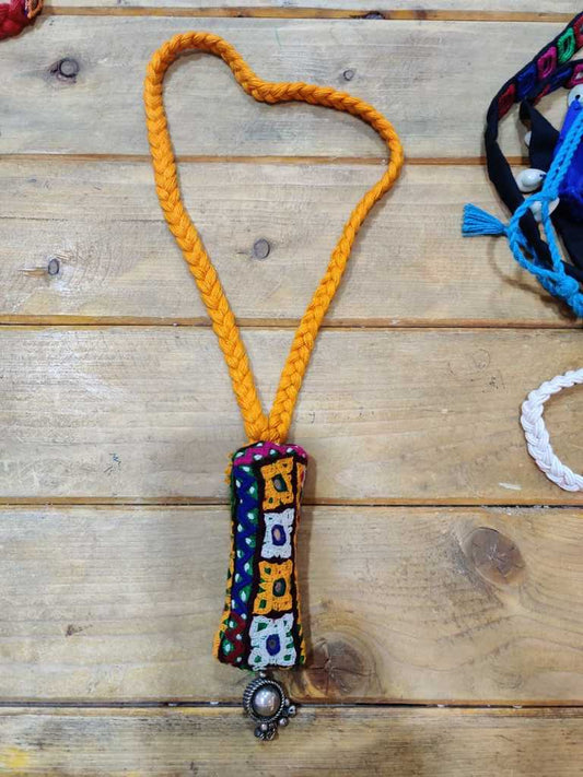 Hand Embroidered Kutch Necklace - Desi Weaves