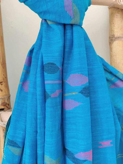 Sandhya Handloom Khadi Cotton Jamdani Dupatta