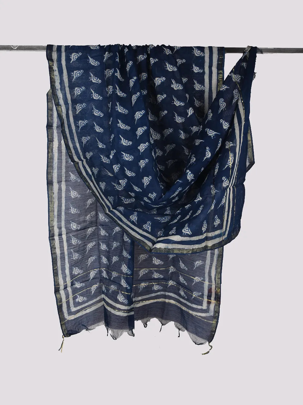 chanderi silk dupatta online - Desi Weaves