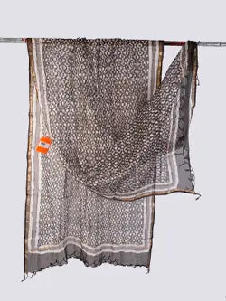 Shayamli Handblock Print Kota Doria Dupatta