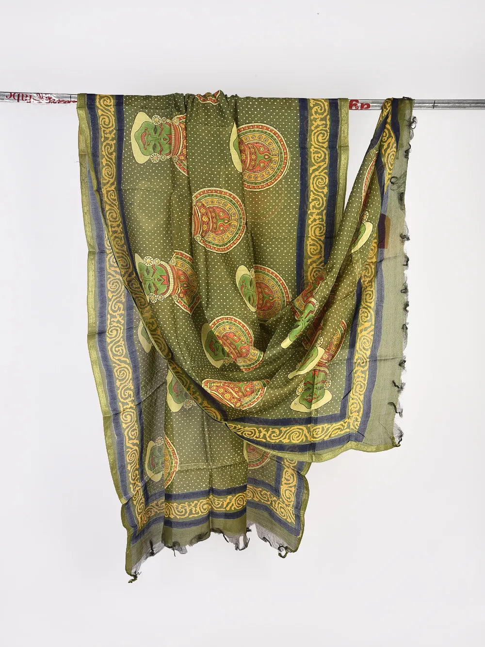 chanderi silk dupatta online - Desi Weaves