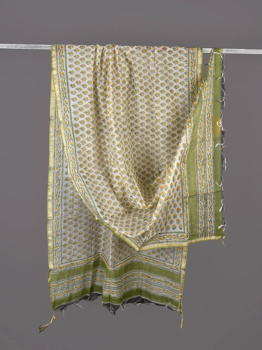 chanderi silk dupatta online - Desi Weaves