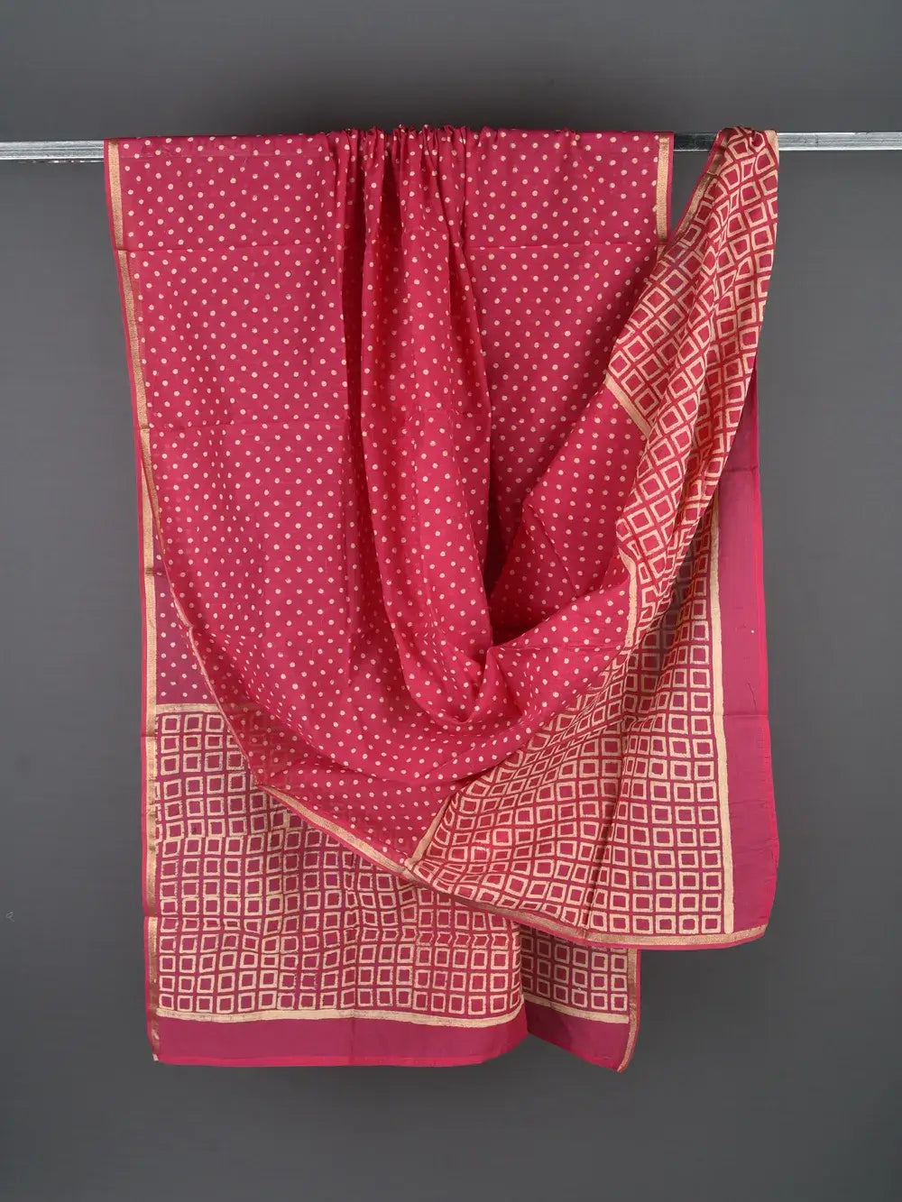 Chanderi Silk Dupatta - Desi Weaves