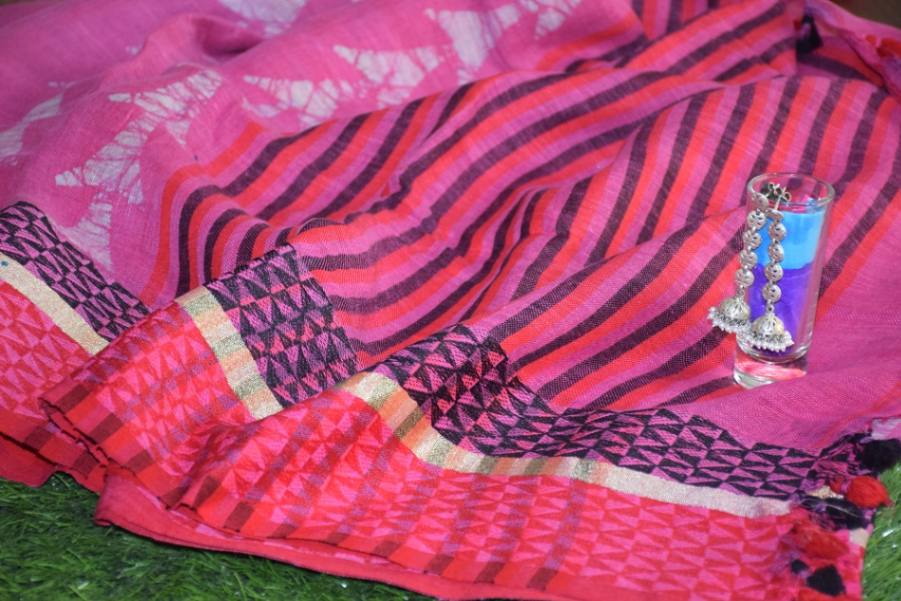 Cotton kalamkari Saree online - Desi Weaves