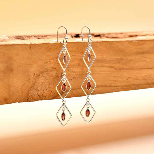 925 silver earrings online - Desi Weaves