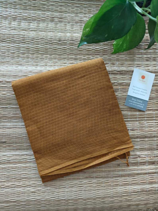 Brown Cotton Kota Doria Dupatta Online