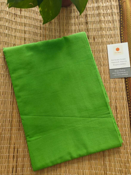 parrot green cotton blouse online - desi weaves