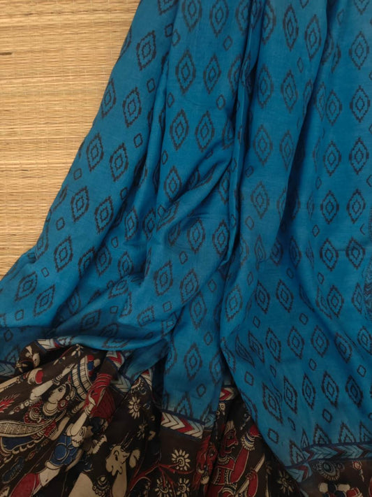 Cotton kalamkari Saree online - Desi Weaves