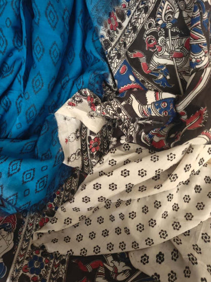 Cotton kalamkari Saree online - Desi Weaves