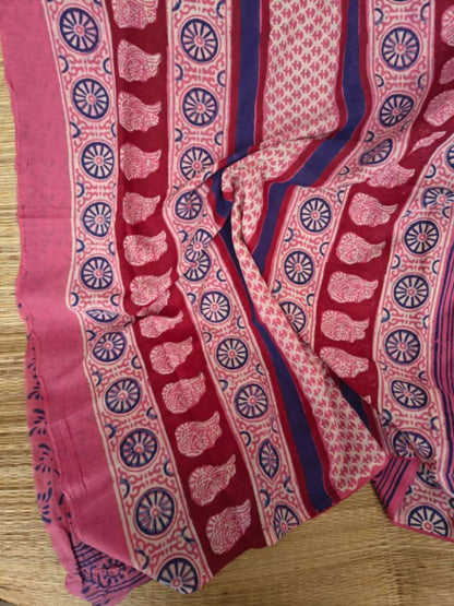 Cotton kalamkari Saree online - Desi Weaves