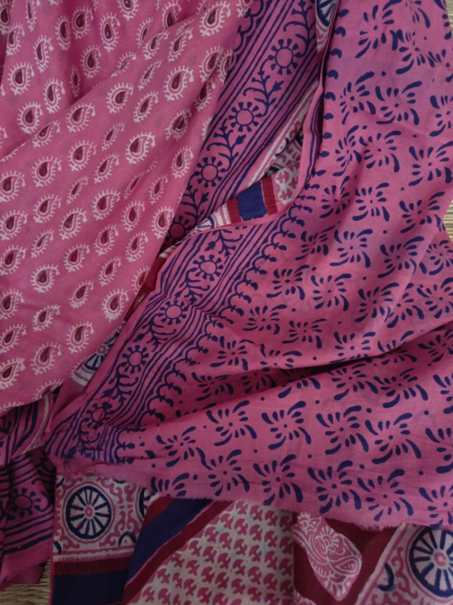 Cotton kalamkari Saree online - Desi Weaves