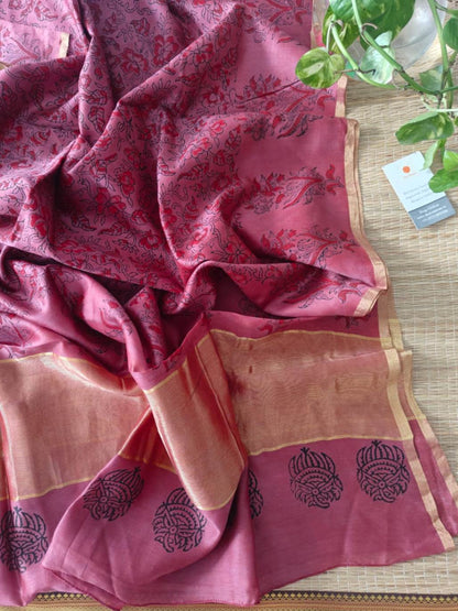 Chaneri silk dupatta online - Desi Weaves