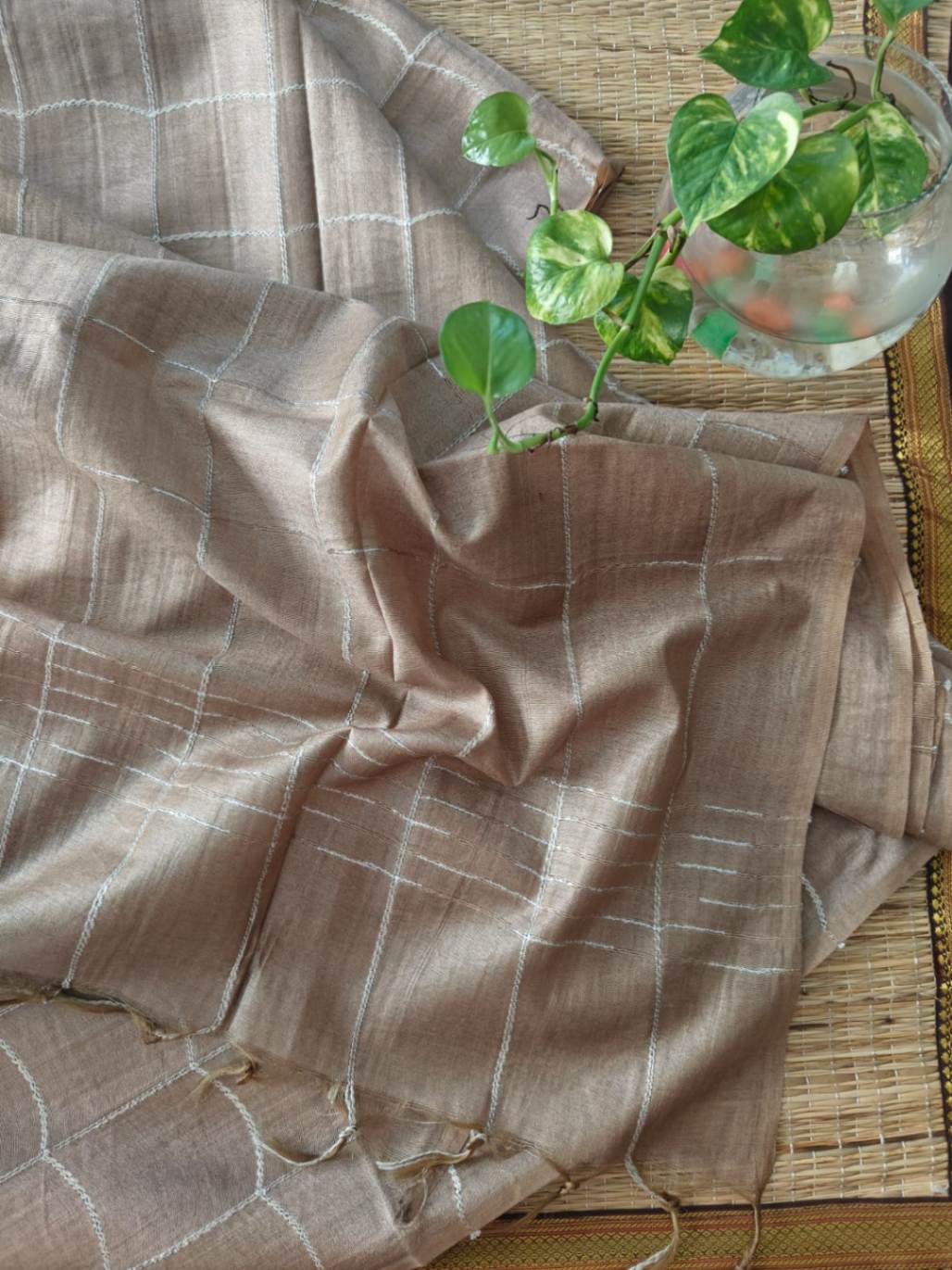 Tussar silk saree online - desi weaves