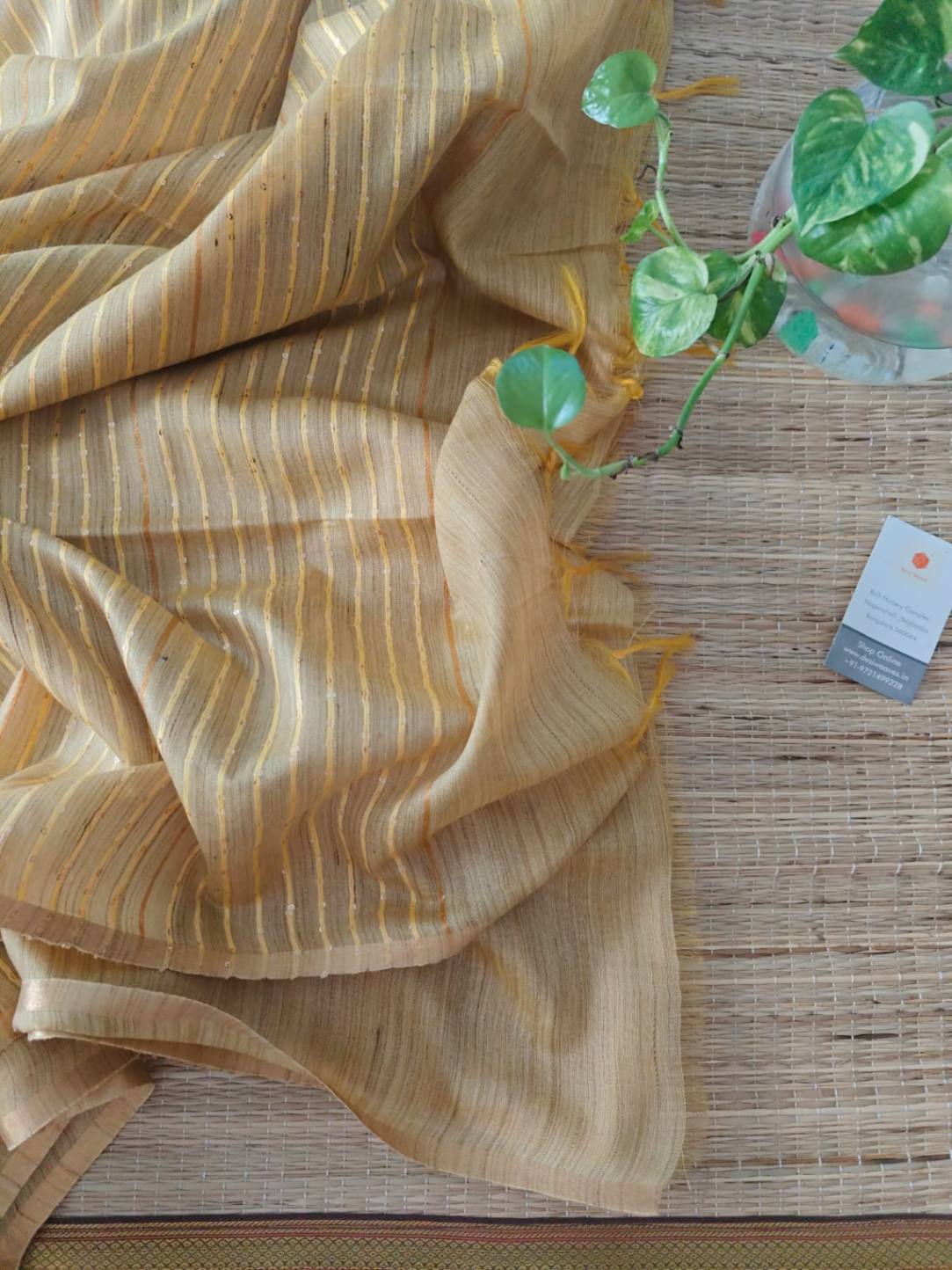 Tussar silk saree online - desi weaves