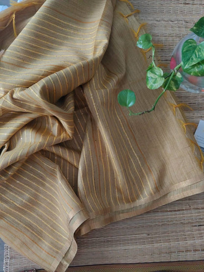 Tussar silk saree online - desi weaves