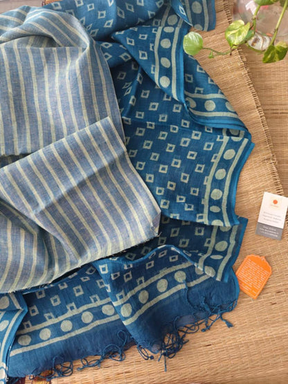Linen Suit  Sets Online - Desi Weaves