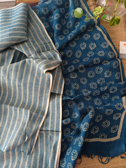 Linen Suit  Sets Online - Desi Weaves