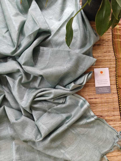 tussar silk dupatta - desi weaves