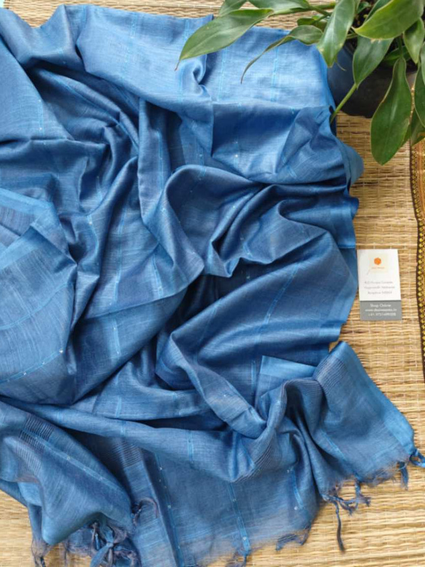 tussar silk dupatta - desi weaves