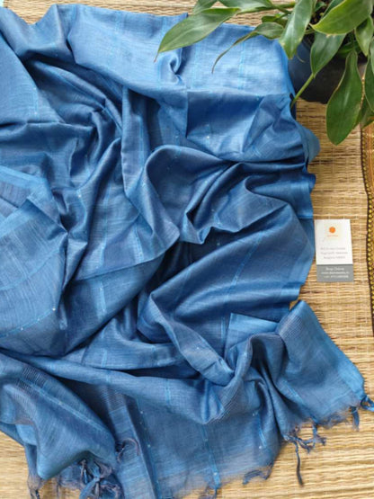 tussar silk dupatta - desi weaves