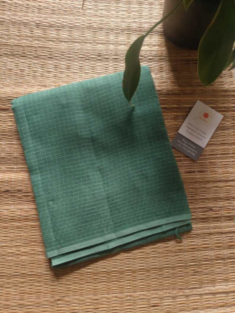 Sage Green Kota Doria Dupatta