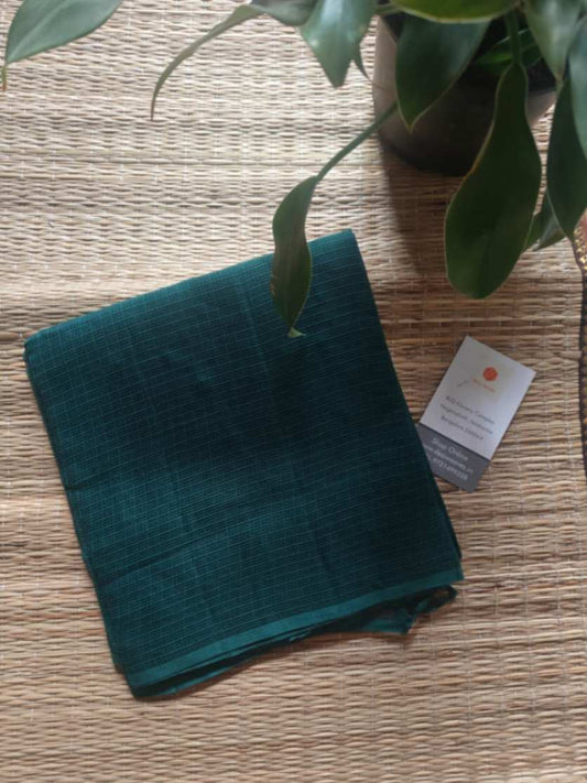 olive green kota doria dupatta - desi weaves